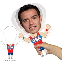 Custom Shape Head Shaker Digitally Printed