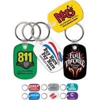 Key tag - standard oval - spot color. Flexible; 17 product... from ASI 80210...