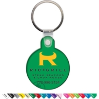 Key tag - small round - spot color. Flexible; 17 product... from ASI 80210...