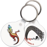 Key Tag - Small Round w/Tab - Full Color