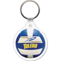Key tag - round w/tab - full color. Flexible. Durable, digital... from ASI...