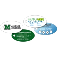 Key tag - round - full color. Brilliant digital four color... from ASI 80210...