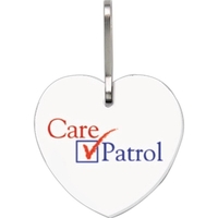 Zipper Pull - Large Heart - Full Color... from ASI 80210 Quikey Mfg Co Inc /...