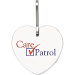 Zipper Pull - Large Heart - Full Color