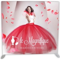 18" x 97" x 91" soft knit polyester banner backdrop with... from ASI 36558...