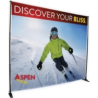 Large Economy Adjustable Frame & Fabric Backdrop