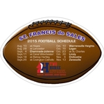 Magnet 20 Mil - Football - Full Color