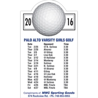 Magnet - Golf Schedule - Full Color