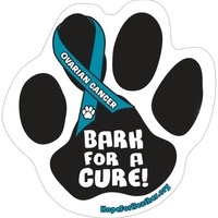 Car (outdoor) magnet - paw print - full color. Digital four... from ASI 80210...