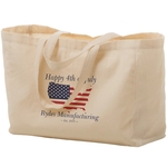 Cotton Canvas Tote Bag - 6 oz - Screen Print