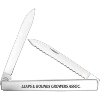 4 5/8" Stainless Fruit/ Vegetable Sampler with Nylon Pouch