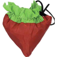 Fun strawberry shaped tote with drawstring closure.... from ASI 35500...