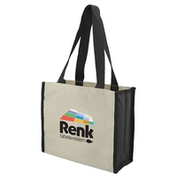 100% cotton two tone tote bag. Crab.... from ASI 90075 ZZ DROPPED - Sunscope...