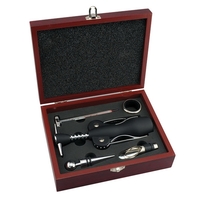 Five piece wine set that features a bar compass, stainless steel... from ASI...