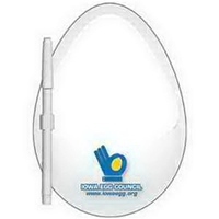 Egg shaped dry erase memo board with marker.... from ASI 67620 Lion Circle...