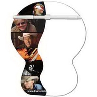 Guitar shaped dry erase memo board with marker.... from ASI 67620 Lion Circle...