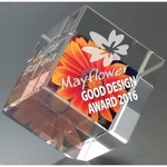 Tilting Cube Paperweight