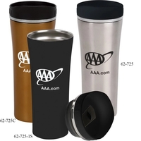 14 oz. Double Wall Stainless Copper/Black Matte Mug