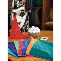 Midweight 16" x 24" golf towel with dobby borders and double-sheared... from...