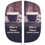 3' x 8' Custom Double Sided Flutter Flag