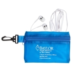 Zipper Case w/Mic Earphones