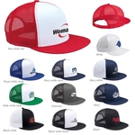 Yupoong 5-Panel Flat Bill Trucker Cap