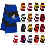 Sportsman Rugby Striped Knit Scarf