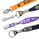 3/4" 2Tone Custom Woven Polyester Lanyards with Breakaway