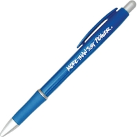 The Hottie is a bright colored retractable pen with matching grip... from ASI...