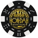 Dice Style Poker Chip with 2 Side Imprint (10 Colors)