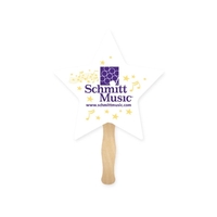 Star Shape Hand Fan Sandwich Style