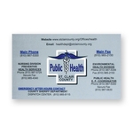 2 1/2"x 3 1/2" Rectangle Vinyl Magnet 30mil