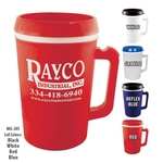 34 oz Muscle Coffee Mug With Spill-Resistant Lid