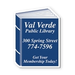 Book Shape Vinyl Magnet