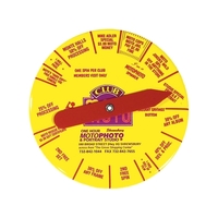 Spinner button, metal shell and metal backing with full safety pin... from...