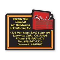 2 1/2" x 3" Vinyl Magnet with Tool Box