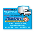 2 1/2" x 3" Vinyl Magnet with Cargo Truck