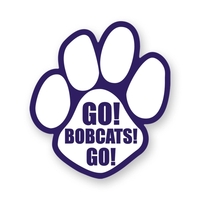 Flexible stock paw print shape vinyl magnet with plastic coating.... from ASI...