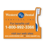 2 1/2" x 3" Vinyl Magnet with Toothbrush