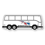Bus Shape Vinyl Magnet