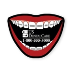 Mouth with Braces Vinyl Magnet 1 3/4"x 2 1/4"
