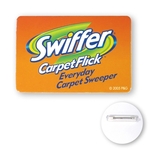 2" x 3" Rectangle Full Color Chipboard Button