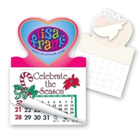 Heart Shape Stick'em Calendar Pads.... from ASI 93520 Ventura Inc