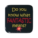 Flashing LED Button-2" Rounded Square Blinking Full Color