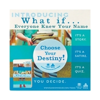 Custom die cut backer card printed 12 point coated one side... from ASI 93520...