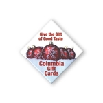 2 1/2" Diamond Shape Button Full Color