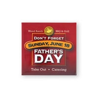 2 1/2" Square Button Full Color w/Safety Pin