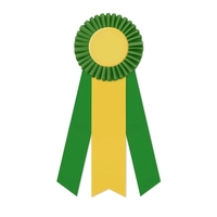 Rosette with 3" rosette, 3 streamers 1 5/8" middle dovetail and... from ASI...