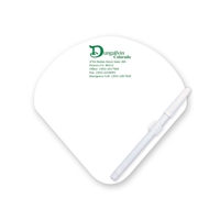 Seashell shape memo board with dry eraser marker with C-clip.... from ASI...