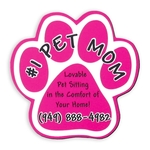5" Paw Shape Car Magnet 30mil